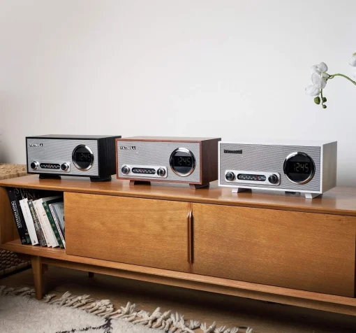 Victrola Broadway Digital Clock Bluetooth Alarm Clock - Image 3