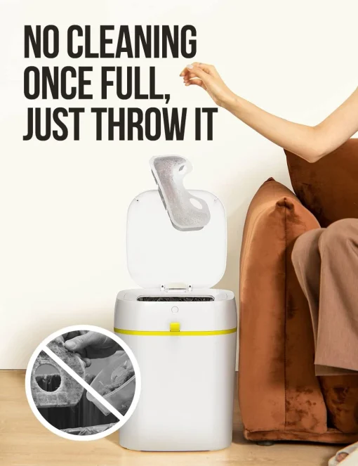 LiTHELi Cordless Vacuum Mop Cleaner, 2-in-1 Hard Floor Stick Vacuum, Wet Dry Mop, 2 Disposable Dust Boxes, 14 Disposable Pads & 1 Washable Pad, 2 Swappable 4000mAh Batteries - Image 4