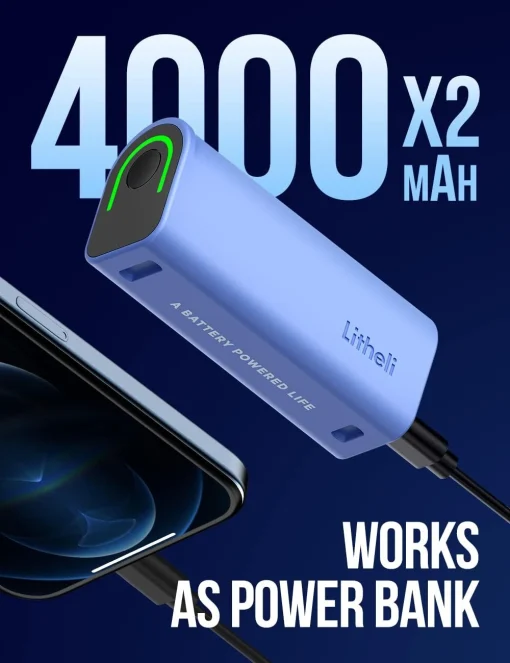 LiTHELi Cordless Vacuum Mop Cleaner, 2-in-1 Hard Floor Stick Vacuum, Wet Dry Mop, 2 Disposable Dust Boxes, 14 Disposable Pads & 1 Washable Pad, 2 Swappable 4000mAh Batteries - Image 6