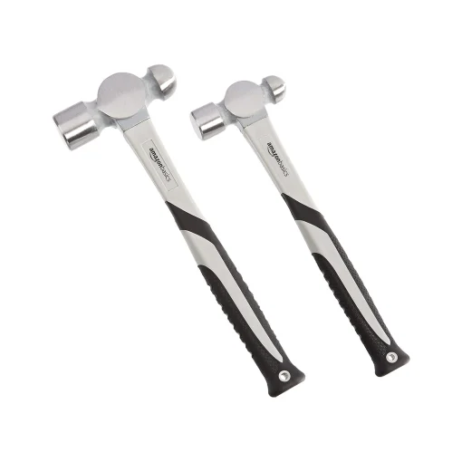 Amazon Basics Hammer Set - 5-Pieces, Shock-Absorbing Fiberglass Handle - Image 2