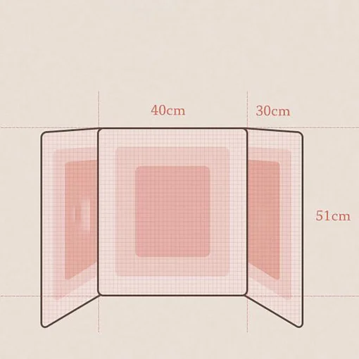 Three District Heating Leg Heater, Foldable Keep Legs Warm, Do You at Home at Your Desk Or in The Bedroom And Switch,1 - Image 4