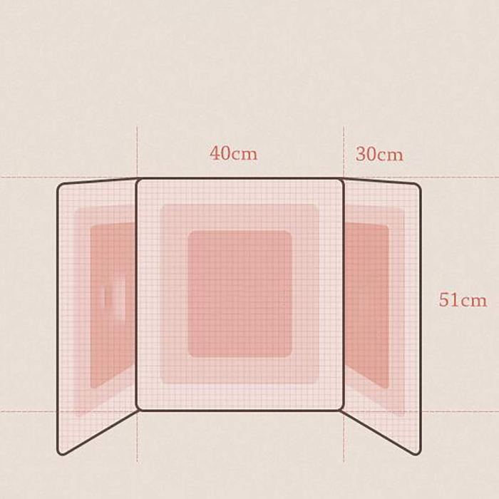 Three District Heating Leg Heater, Foldable Keep Legs Warm, Do You at Home at Your Desk Or in The Bedroom And Switch,1 - Image 4