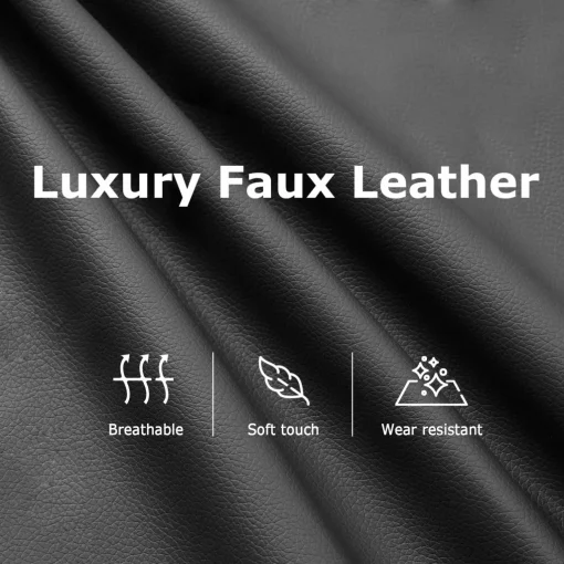 vidaXL Swivel Recliner with Ottoman Brown Faux Suede Leather - Image 8