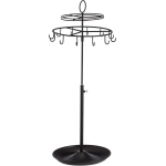 Amazon Basics Spinning Jewelry Tree Stand - Black