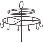 Amazon Basics Spinning Jewelry Tree Stand - Black - Image 4