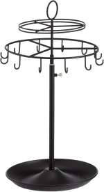 Amazon Basics Spinning Jewelry Tree Stand - Black - Image 6