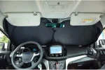 Amazon Basics UV Reflecting Foldable Front Windshield Sun Shade - 150 cm x 69 cm, 0.1-MM Thickness - Image 5