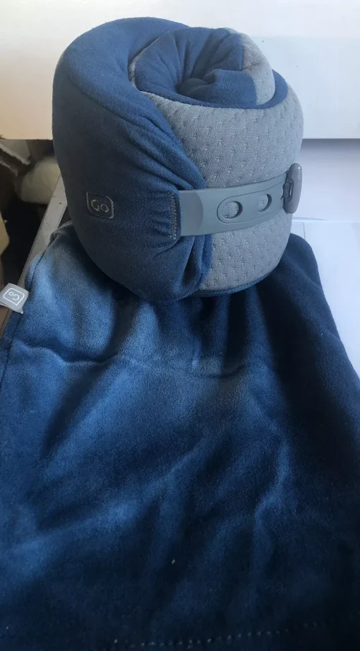 Go Travel Deluxe Roll & Pack Memory Form Travel Sleep Neck Pillow w/ Carry pouch - Image 2