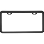 Amazon Basics 12.5" x 6.4" Black Matt Aluminium 2 Hole License Plate Frame - Image 3