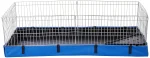 Amazon Basics Canvas Bottom Habitat Pet Cage - 47 x 14 x 24 Inches, Blue - Image 3