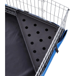 Amazon Basics Canvas Bottom Habitat Pet Cage - 47 x 14 x 24 Inches, Blue - Image 4