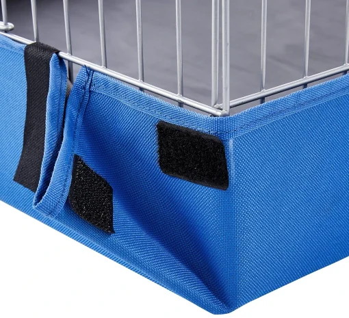 Amazon Basics Canvas Bottom Habitat Pet Cage - 47 x 14 x 24 Inches, Blue - Image 5