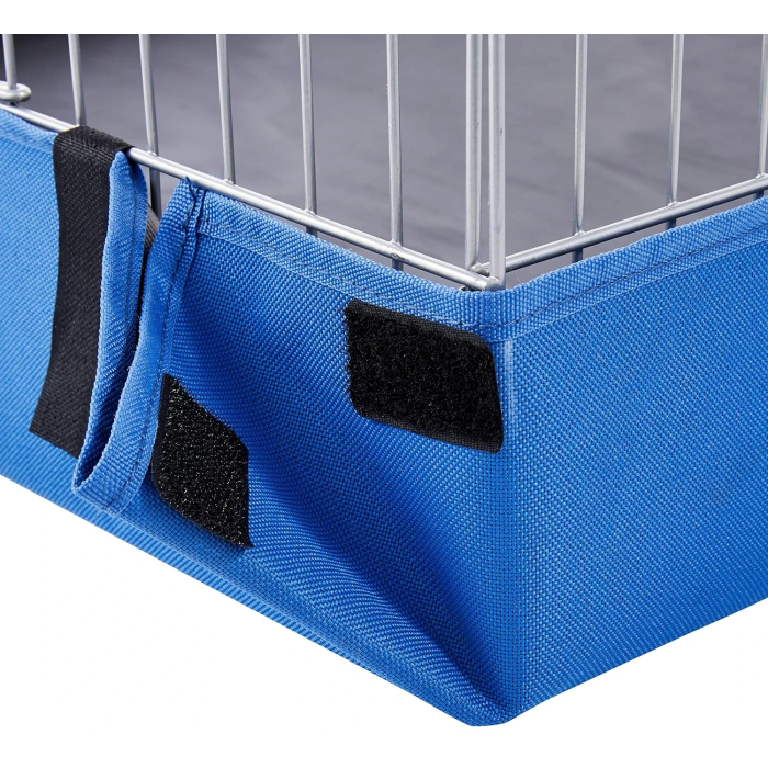 Amazon Basics Canvas Bottom Habitat Pet Cage - 47 x 14 x 24 Inches, Blue - Image 5