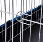 Amazon Basics Canvas Bottom Habitat Pet Cage - 47 x 14 x 24 Inches, Blue - Image 6