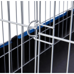 Amazon Basics Canvas Bottom Habitat Pet Cage - 47 x 14 x 24 Inches, Blue - Image 6