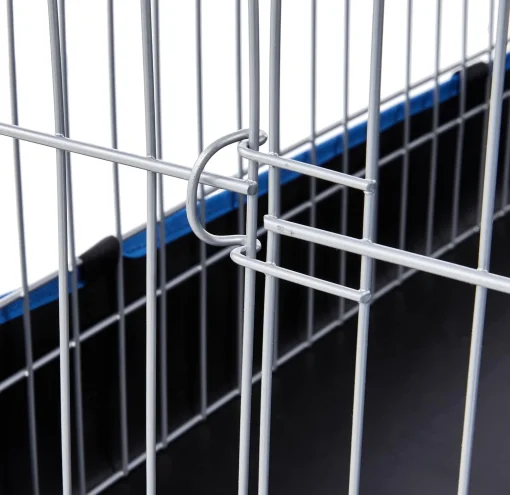 Amazon Basics Canvas Bottom Habitat Pet Cage - 47 x 14 x 24 Inches, Blue - Image 6