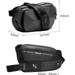 Criss Shoulder Bags Waterproof Sling Bag Anti Theft for Men Hiking Outdoor Casual Daily Carry Messenger Bag - Image 7