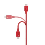 Amazon Basics Double Braided Nylon USB Type-C to Type-A 2.0 Male Cable, Laptop (Red, 3 feet) - Image 7