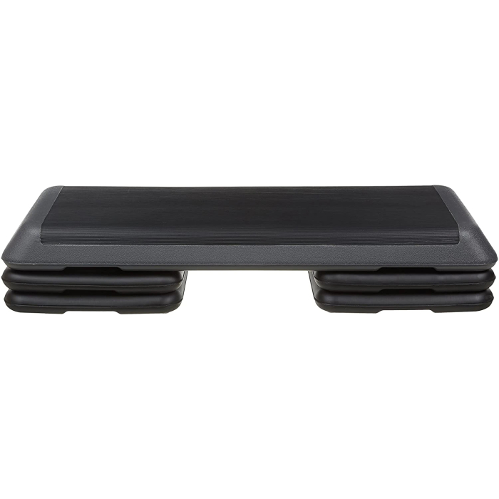 Amazon Basics Aerobic Exercise Workout Step Platform with Adjustable Risers – 42.5 x 16 x 4 Inches, Black - Image 4