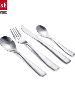 C&E 20-Piece Stainless Steel Cutlery Set – Timeless Elegance for Every Meal