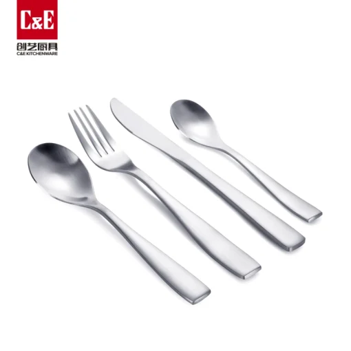 C&E 20-Piece Stainless Steel Cutlery Set – Timeless Elegance for Every Meal - Image 2