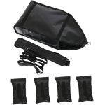 NAIZEA Adjustable Weight Sled Trainer, Sandbag Sled Trainer Resistance Sled Trainer for Sprinter Speed Training Indoor with 4 Weight Sandbags Brand: NAIZEA