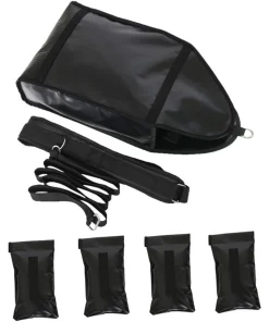 NAIZEA Adjustable Weight Sled Trainer, Sandbag Sled Trainer Resistance Sled Trainer for Sprinter Speed Training Indoor with 4 Weight Sandbags Brand: NAIZEA