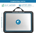 LAPGEAR Compact Lap Desk - Fits up to 15 Inch Laptops - Black - Style No. 43108 - Image 3