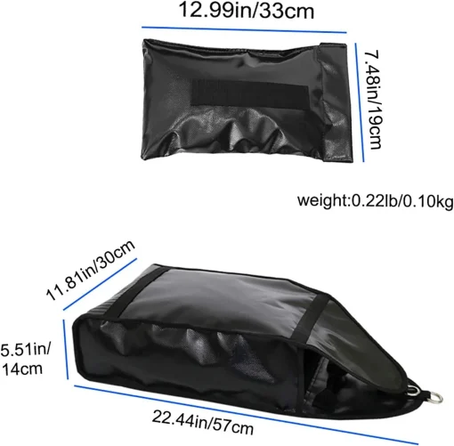 NAIZEA Adjustable Weight Sled Trainer, Sandbag Sled Trainer Resistance Sled Trainer for Sprinter Speed Training Indoor with 4 Weight Sandbags Brand: NAIZEA - Image 6