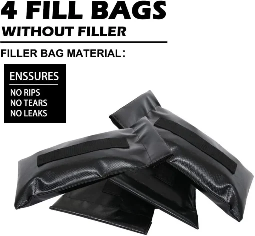 NAIZEA Adjustable Weight Sled Trainer, Sandbag Sled Trainer Resistance Sled Trainer for Sprinter Speed Training Indoor with 4 Weight Sandbags Brand: NAIZEA - Image 5