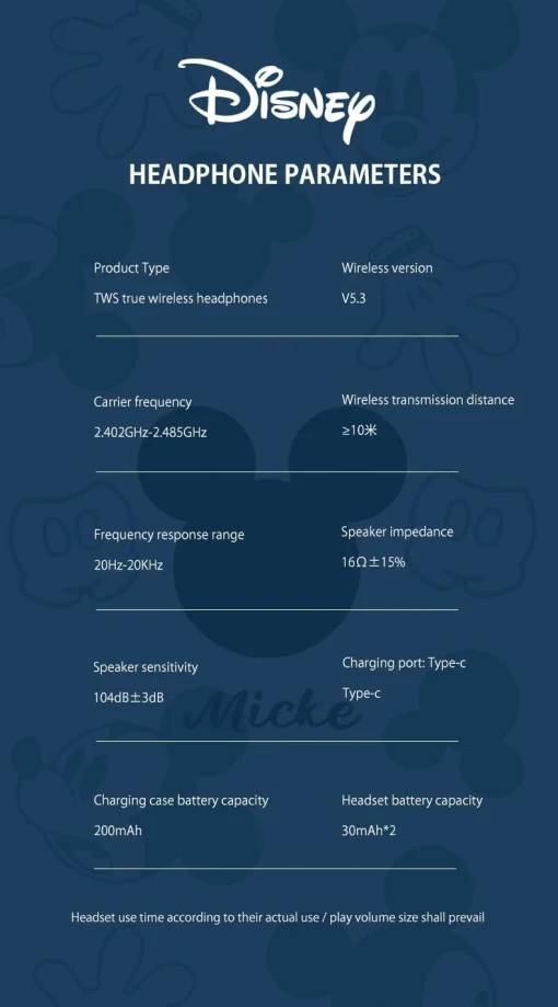 Mickey Original Headphones Limited Edition - Multiple Colors (Black) - Image 6