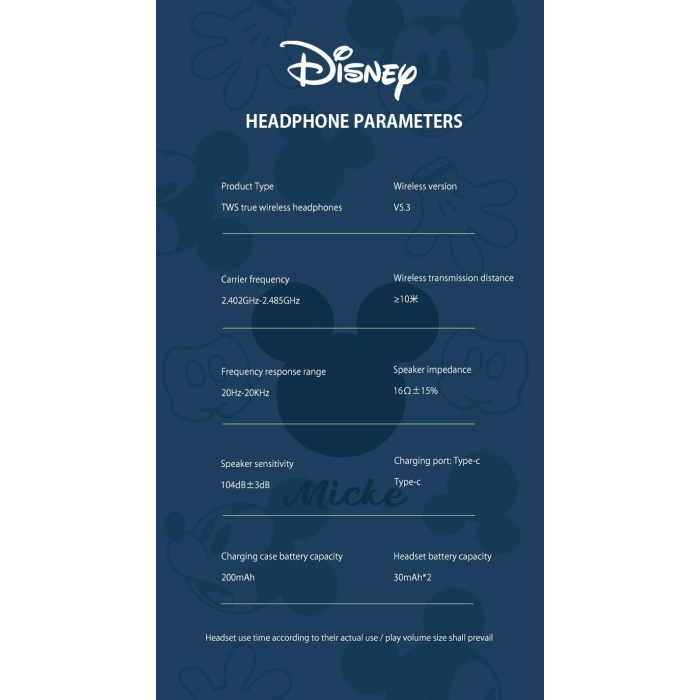 Mickey Original Headphones Limited Edition - Multiple Colors (Black) - Image 6