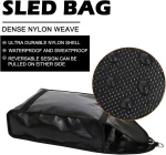 NAIZEA Adjustable Weight Sled Trainer, Sandbag Sled Trainer Resistance Sled Trainer for Sprinter Speed Training Indoor with 4 Weight Sandbags Brand: NAIZEA - Image 4