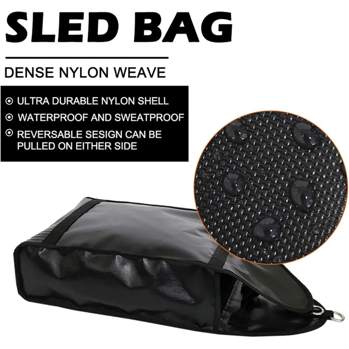 NAIZEA Adjustable Weight Sled Trainer, Sandbag Sled Trainer Resistance Sled Trainer for Sprinter Speed Training Indoor with 4 Weight Sandbags Brand: NAIZEA - Image 4