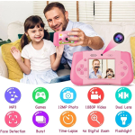 GKTZ Kids Music Player Toddler Digital Video Camera, Kids Camera for 3 4 5 6 7 8 Year Old (YD06-P) - Image 2