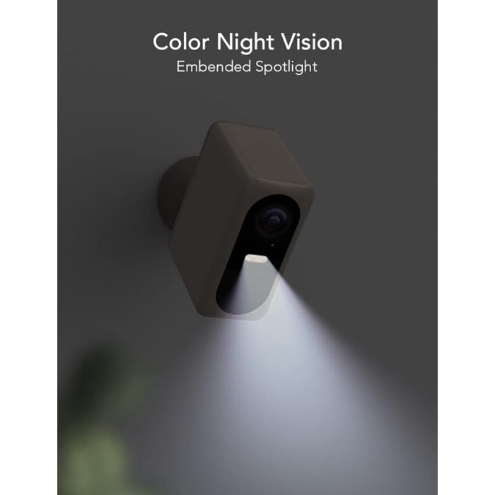 nooie Pro Cam, 2K Security Cameras Wireless Outdoor, Battery Powered Security Camera for Home Security, 2.4/5GHz WiFi Surveillance Camera, Spotlight, Color Night Vision, 2-Way Talk, Cloud/SD Storage - Image 4