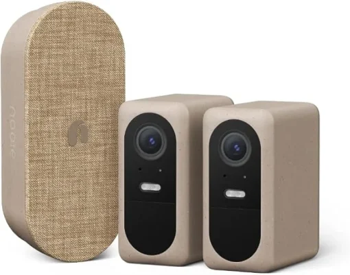 nooie Pro Cam, 2K Security Cameras Wireless Outdoor, Battery Powered Security Camera for Home Security, 2.4/5GHz WiFi Surveillance Camera, Spotlight, Color Night Vision, 2-Way Talk, Cloud/SD Storage - Image 2