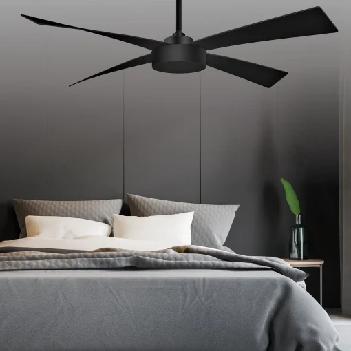 Brilliant Lighting 132cm Black Fairwind Ceiling Fan - Image 2
