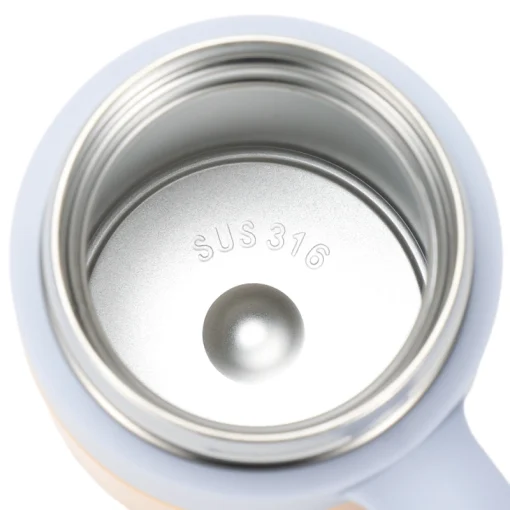 510ml Insulated Leakproof Stainless Steel Travel Mug Classic Design with Handle and Lid for Iced Coffee - Image 3