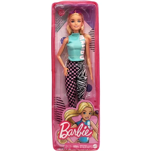 Barbie Fashionistas Doll #158 Long Blonde Pigtails 2020 Mattel GRB50 - Image 2