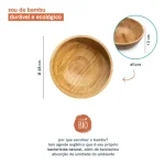 Bowl De Salada De Bambu - - Image 2