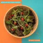 Bowl De Salada De Bambu - - Image 4