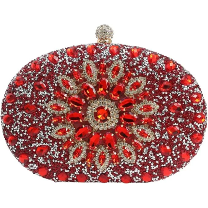 CORIOS Women Evening Bag Rhinestone Clutch Purse Sparkly Sequin Handbag
