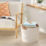 Decorative Coiled Rope Basket Cream - Brightroomâ„¢ - Image 2