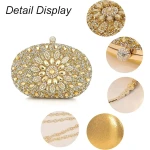 Crystal Women Evening Clutch Rhinestone Bag Bling Purse Glitter Radiant Shouder bag for Christmas Bridal Wedding Party - Image 4
