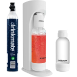 Drinkmate OmniFizz Sparkling Water and Soda Maker, Carbonates Any Drink, Special Bundle - Includes 60L CO2 Cylinder, Two Carbonation Bottles, and Fizz Infuser (Classic White) - Image 2