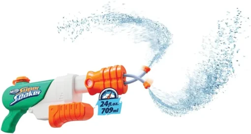 Nerf Super Soaker Hydro Frenzy Water Blaster, Wild 3-in-1 Soaking Fun, Adjustable Nozzle, 2 Water-Launching Tubes, for Kids Teens Adults - Image 7