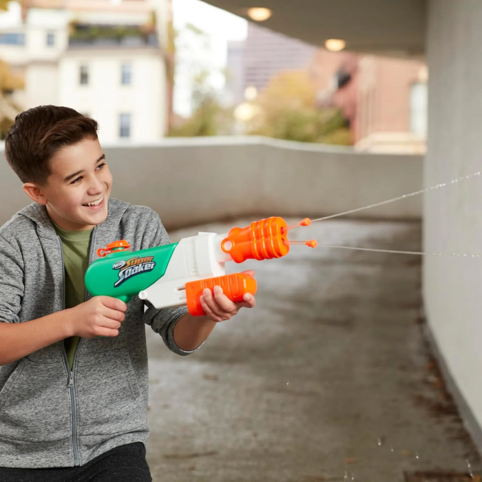 Nerf Super Soaker Hydro Frenzy Water Blaster, Wild 3-in-1 Soaking Fun, Adjustable Nozzle, 2 Water-Launching Tubes, for Kids Teens Adults - Image 9