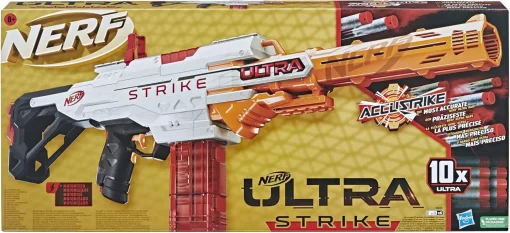Nerf Ultra Strike Motorized Blaster, 10 Nerf Accustrike Ultra Darts, 10 Dart Clip, Integrated Sight, Compatible Only With Nerf Ultra Darts, F6024U50 - Image 2