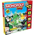 Monopoly Junior Board Game, Fun Monopoly Board Game for Kids Ages 5 and Up, Family Game for 2-4 Players